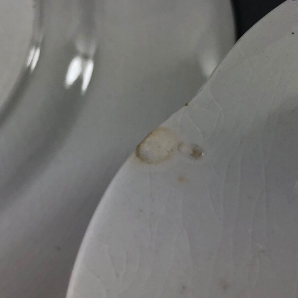 English Staffordshire Sterling Meakin Blue Vine Bread & Butter set of 4 plates - Picture 9 of 12